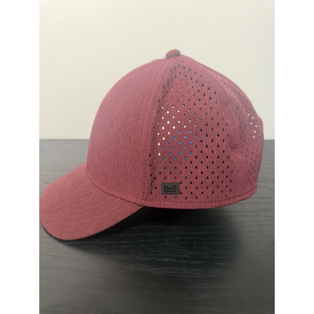 Melin A-Game Hydro Performance Snapback Hat in Heather Maroon